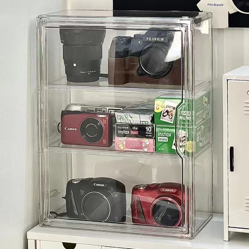拍立得相机收纳盒桌面透明ccd