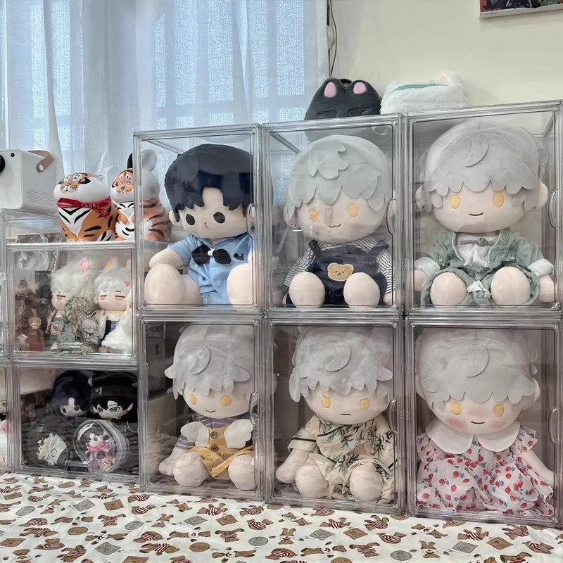 亚克力全透明防尘手办收纳盒