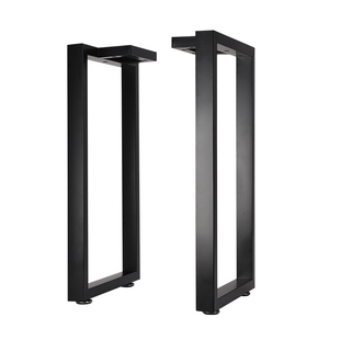 定制铁艺桌脚支架吧台支撑架餐桌办公桌桌腿桌子腿支撑腿岛台桌架