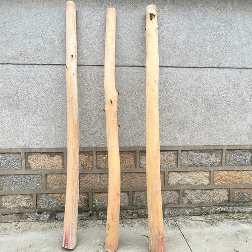 杉木去皮架子装饰隔断造景树干