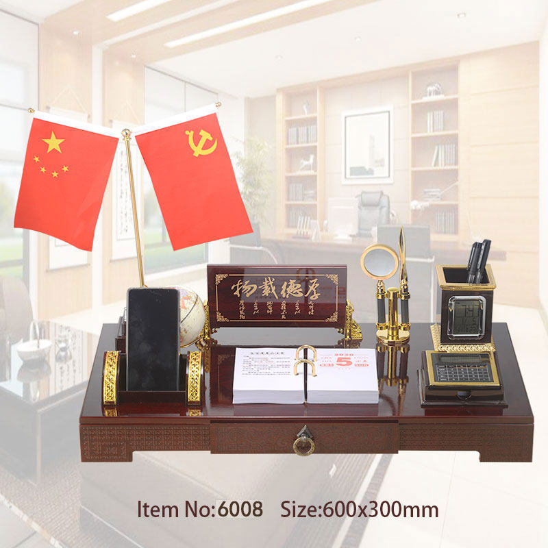 新款台历架2026年高档商务办公桌面摆件礼盒装台历芯送领导教帅木