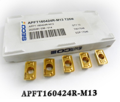原装SECO山高刀片,刀具 进口数控铣刀片APFT160440R-M13 T25M