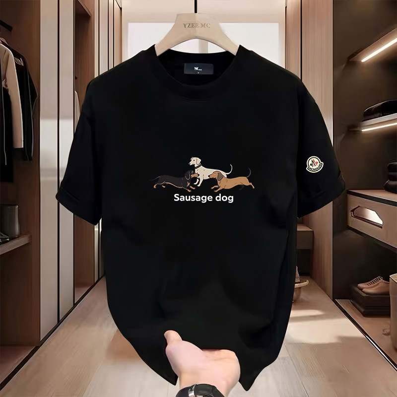 【官方直营】蒙口钢琴卡通风短袖T恤男女款印花宽松圆领百搭上衣,男装,T恤,淘宝优惠券,粉丝福利购,淘宝优惠卷