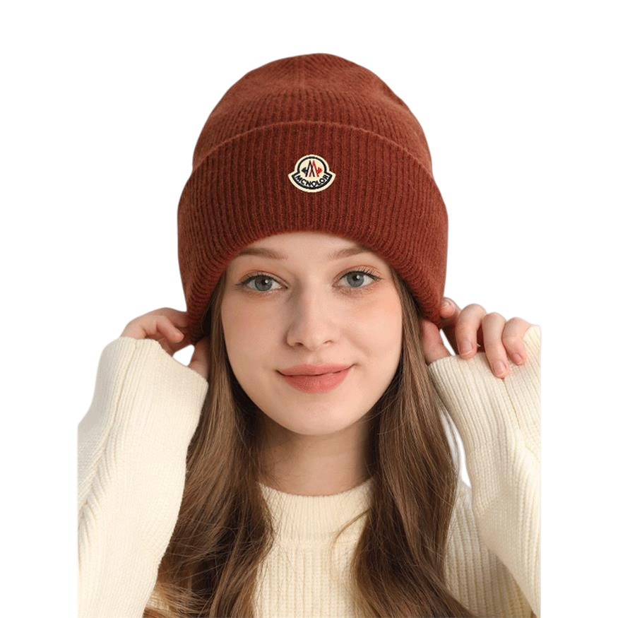 【官方直营】蒙口钢琴毛线帽潮韩版素颜冷帽套头帽纯色百搭针织帽