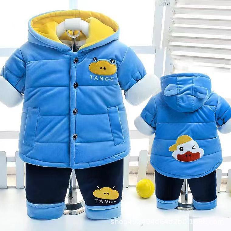 加绒岁棉衣宝宝保暖棉服外穿婴儿
