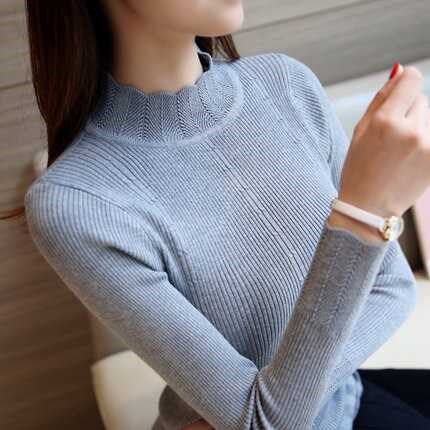 have cash less than that is registered in the accounts Sweater Half a Self cultivation Base coat jacket Autumn and winter new pattern Korean Edition lace Socket sweater Long sleevein the Women's clothing/Boutique , Sweaters  category - from Buy2taobao.com to provide professional Taobao agent buy service