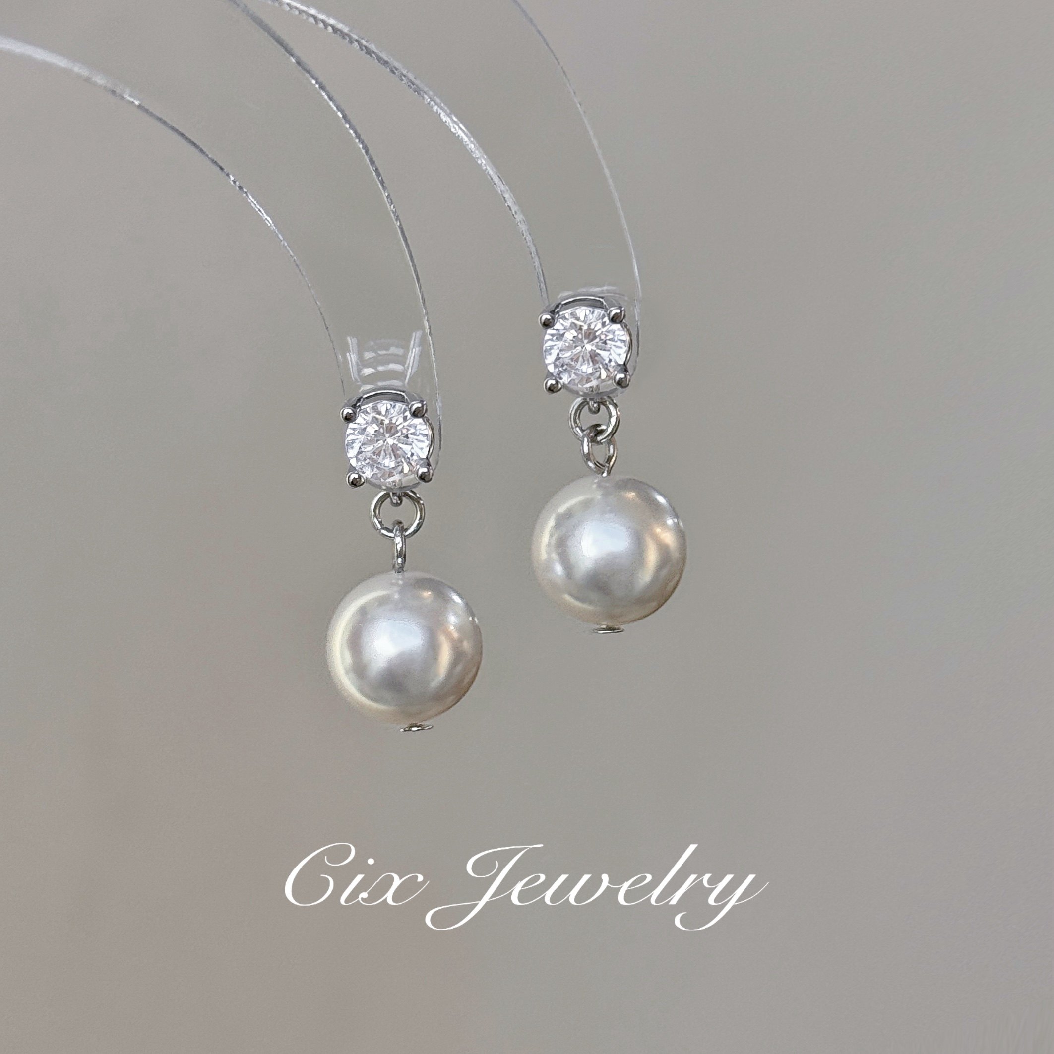 CIX舞曲/简约施家珍珠耳饰蚊香盘耳夹耳坠无耳洞耳钉轻奢小众耳环,饰品/流行首饰/时尚饰品新,耳夹,淘宝优惠券,粉丝福利购,淘宝优惠卷