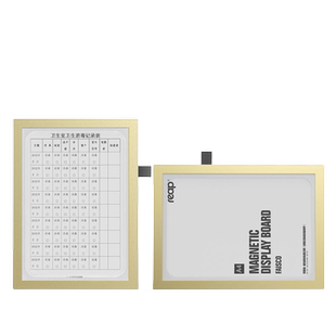 瑞普a4镂空磁性展示贴文件夹设备点检表卫生值日消毒登记磁力贴看板工厂车间手写磁吸文件框巡检查黑板贴免钉