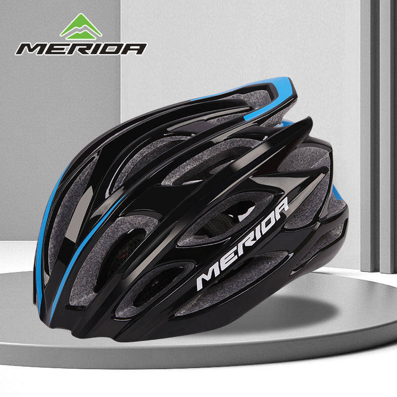 美利达正品骑行山地自行车头盔超轻一体防虫安全帽单车男女装备