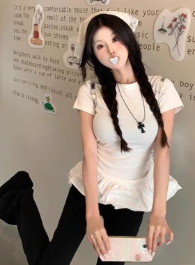 十字架项链2024新款黑色串珠女