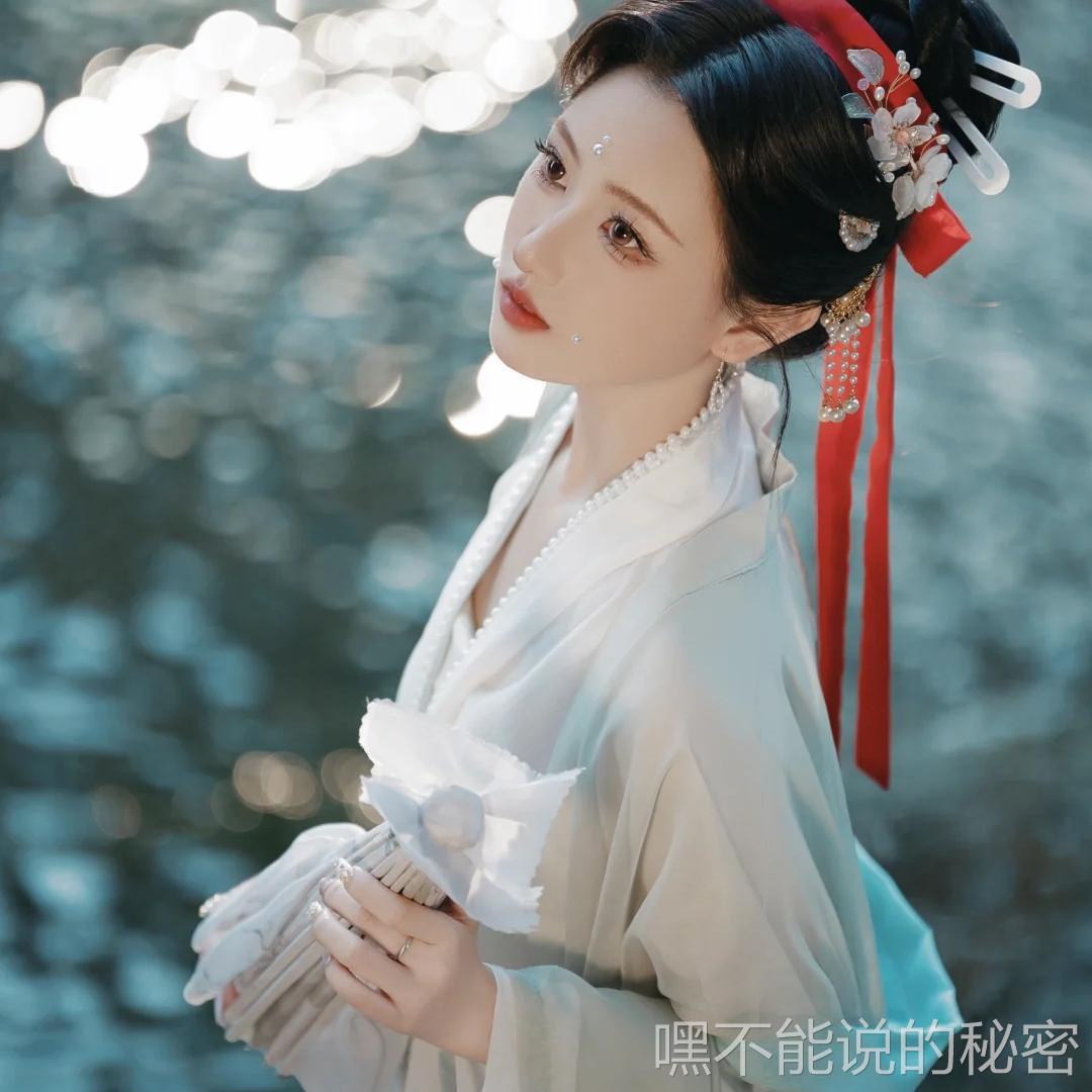 宋制汉服头饰发带古风红色后压头