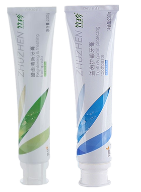 国珍竹珍皓齿清新牙膏齿护龈200g
