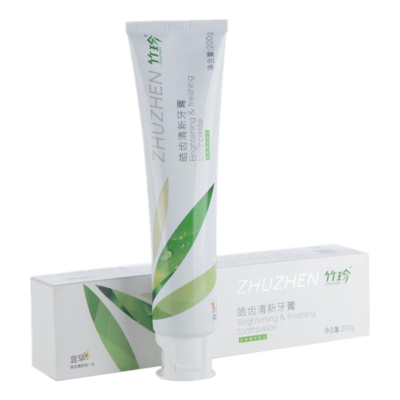国珍竹珍牙膏竹叶香皓齿清新护龈