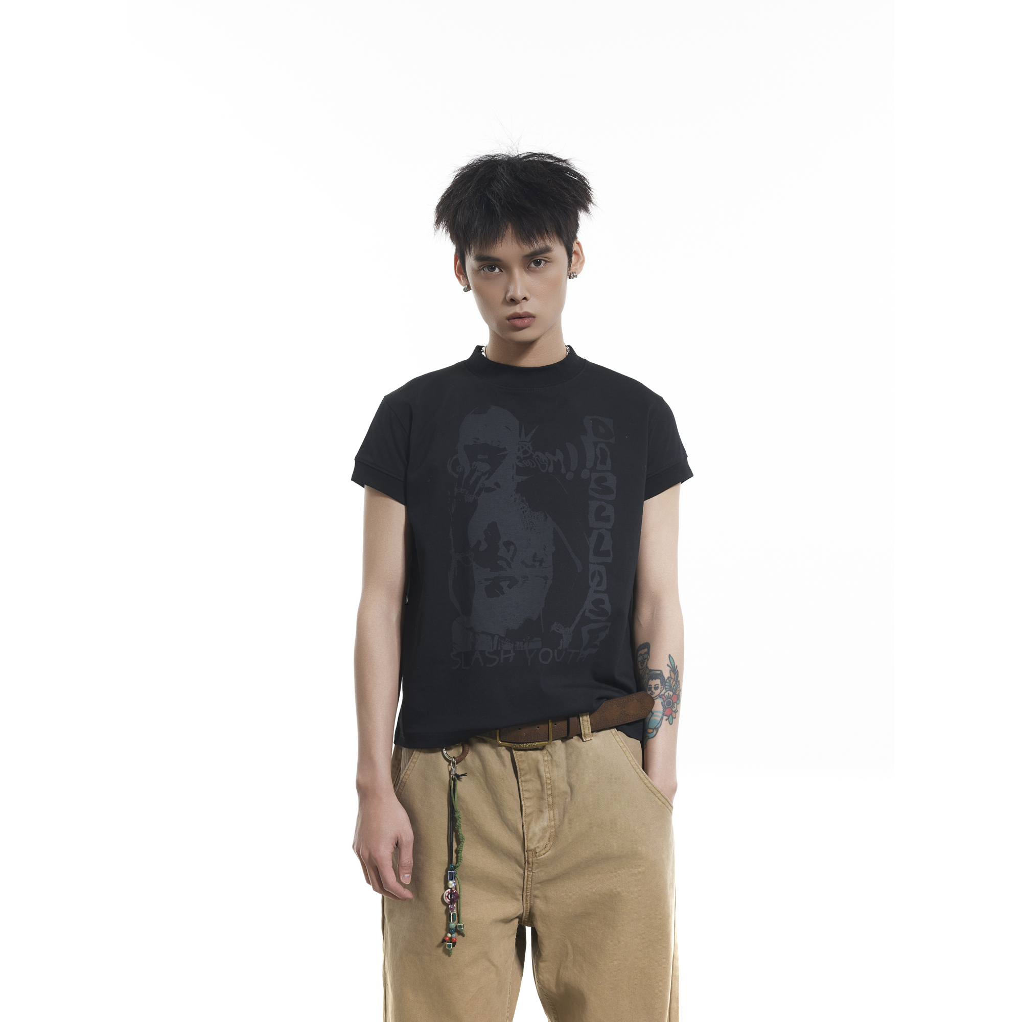 Cleanfit美式正肩休闲休闲T恤