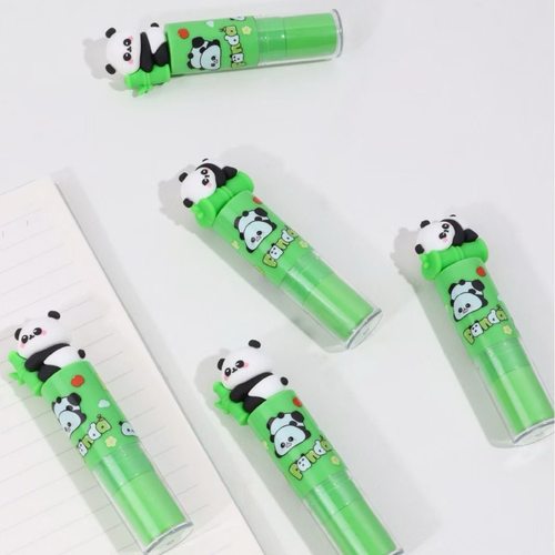 可奇家文具正品抱竹子熊猫魔术盒橡皮擦pvc橡皮擦拭干净可变魔术