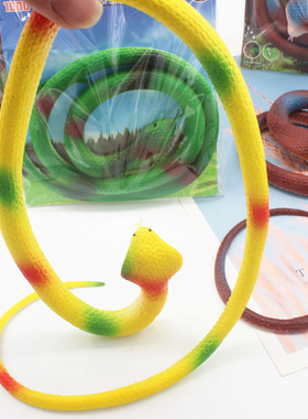 儿童玩具抖音毒蛇遥控蛇仿真弯曲吓人动物创意整蛊会动假虫眼镜蛇