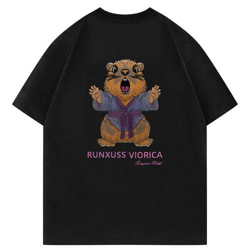 UNXU【功夫土拨鼠】情侣T恤