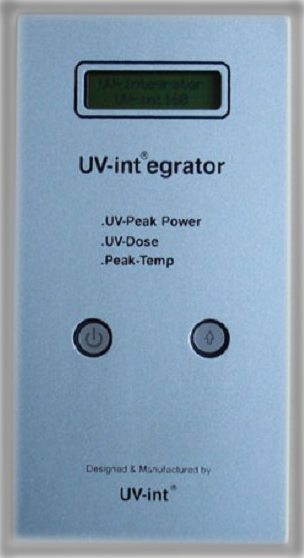 UV-int160UV能量计，电脑打印曲线