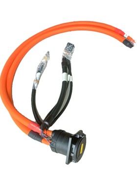 客车配件新能源汽车客车充电插口充电接头直流充电插座2102-01475