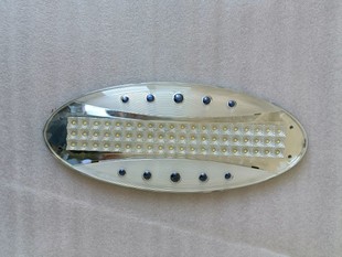 适用于宇通客车配件厢灯内顶灯24V椭圆形LED厢灯客车车内顶灯