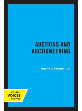 预订Auctions and Auctioneering[9780520322233]