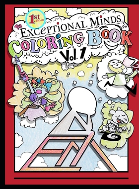 按需印刷Exceptional Minds Coloring Book[9781387354900]