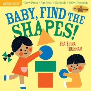 Shapes Rip Baby the for Newborn 预订Indestructibles Book Chew Find 100% Nontoxic Proof Babies Washable