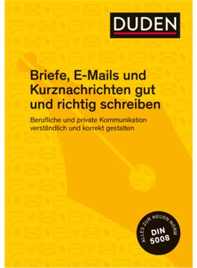 预订【德语】Briefe, E-Mails und Kurznachrichten gut und richtig schreiben[9783411743049]