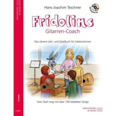 预订【德语】 Fridolins Gitarrencoach mit CD:Das clevere Lehr-und Spielbuch für Saitens