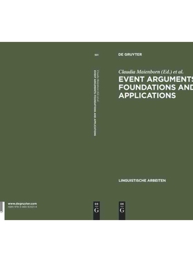 按需印刷不退不换DGYT Event Arguments: Foundations and Applications[9783484305014]