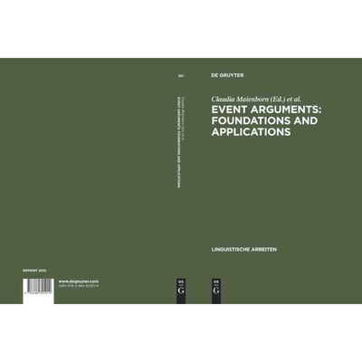 按需印刷不退不换DGYT Event Arguments: Foundations and Applications[9783484305014]