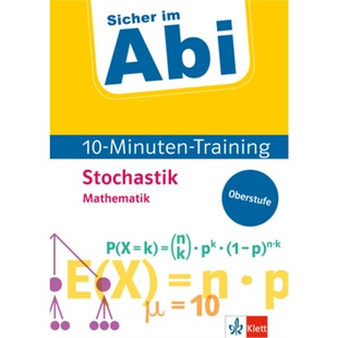 Minuten 德语 Abi 预订 Training 9783129496893 Sicher Stochastik Klett Mathematik