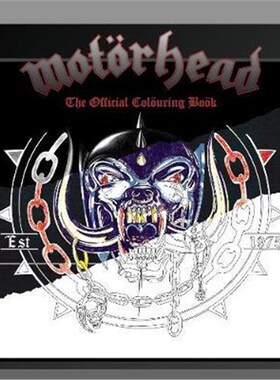 预订不退不换Motorhead The Official Colouring Book