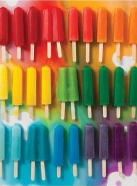 预订Rainbow Popsicles 500 Piece Puzzle