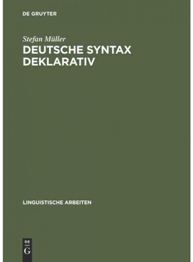 按需印刷不退不换DEG Deutsche Syntax deklarativ[9783484303942]
