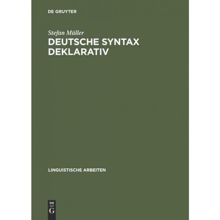 按需印刷DEG Deutsche Syntax deklarativ[9783484303942]