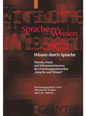 按需印刷不退不换DEG Wissen durch Sprache[9783110207439]