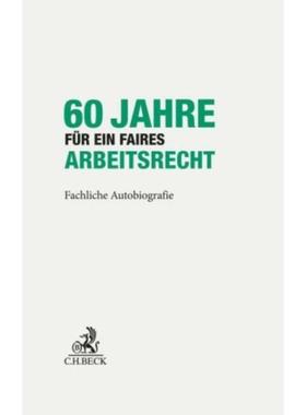 预订【德语】 60 Jahre fur ein faires Arbeitsrecht:Fach