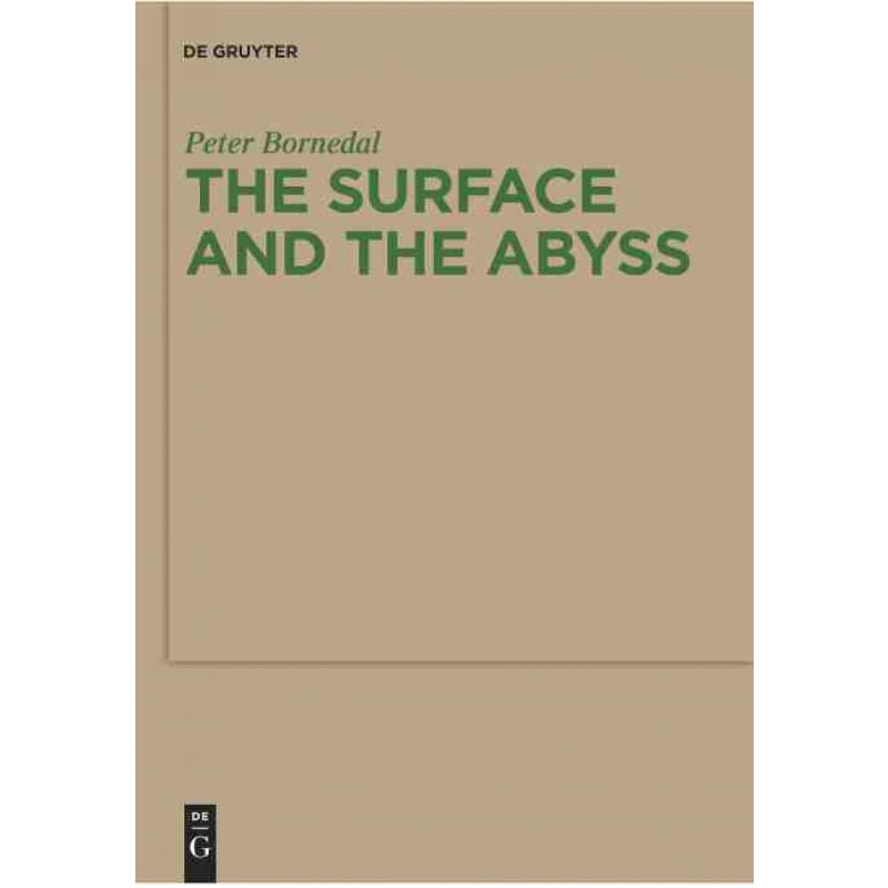 按需印刷DGYT The Surface and the Abyss[9783110481600] 书籍/杂志/报纸 进口教材/考试类/工具书类原版书 原图主图