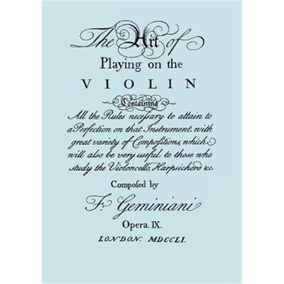 按需印刷不退不换The Art of Playing on the Violin. [Facsimile of 1751 edition].[9781904331988]