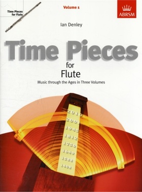预订Time Pieces for Flute, Volume 1:Music through the Ages in 3 Volumes[9781848492783]