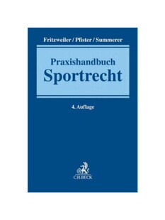 预订不退不换德语Praxishandbuch Sportrecht: