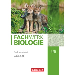 预订不退不换德语 Fachwerk Biologie - Sachsen-Anhalt 2020 - 5./6. Schuljahr Arbeitsheft[9783060139071]