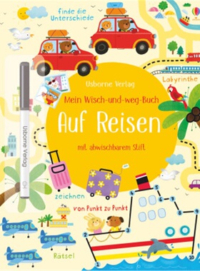 预订【德语】 Mein Wisch-und-weg-Buch: Auf Reisen[9781789410815]