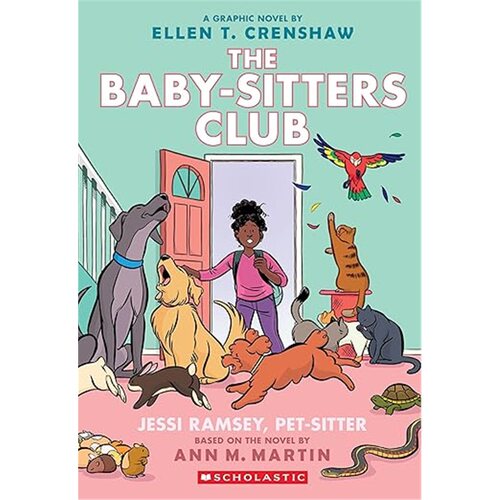 现货 Jessi Ramsey, Pet-Sitter 宠物保姆 保姆俱乐部18 the Baby-Sitters Club  杰茜·拉姆齐 漫画 儿童读物 英文原版上海外文