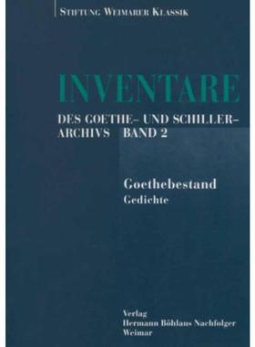 预订【德语】 Inventare des Goethe-und-Schiller-Archivs.