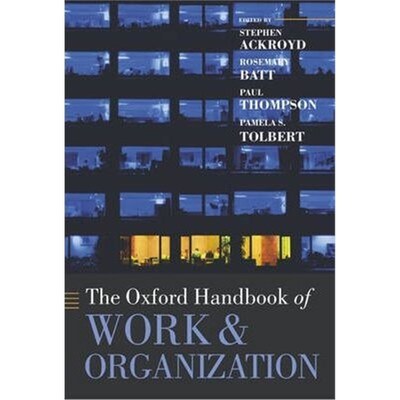 按需印刷不退不换The Oxford Handbook of Work and Organization[9780199299249]
