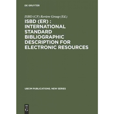 按需印刷不退不换DGYT ISBD (ER) : International Standard Bibliographic Description for Electronic Resources[9783598113697