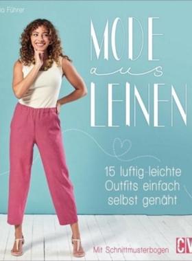 预订【德语】 Mode aus Leinen:15 luftig-leichte Outfits einfach selbst genäht. Von eleg