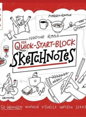 预订【德语】 Sketchnotes. Der Quick-Start-Block:Mit 50 Übungen einfach visuelle Notizen zeichnen
